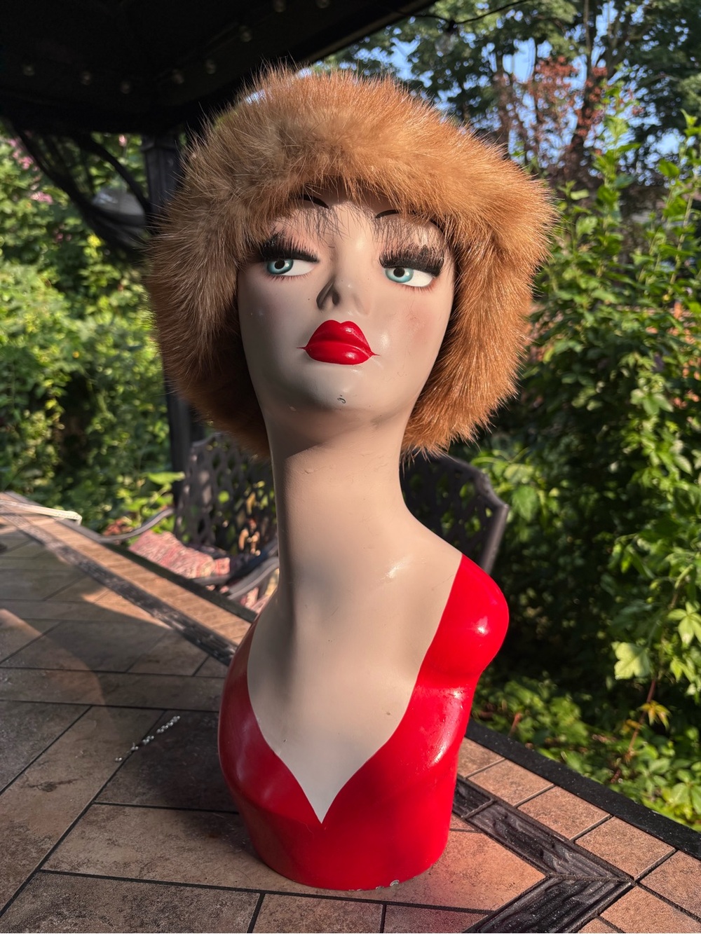Vintage Mink Fur Hat by Nadel Furs Ltd. Hamilton | Mid-Century Canadian Winter H